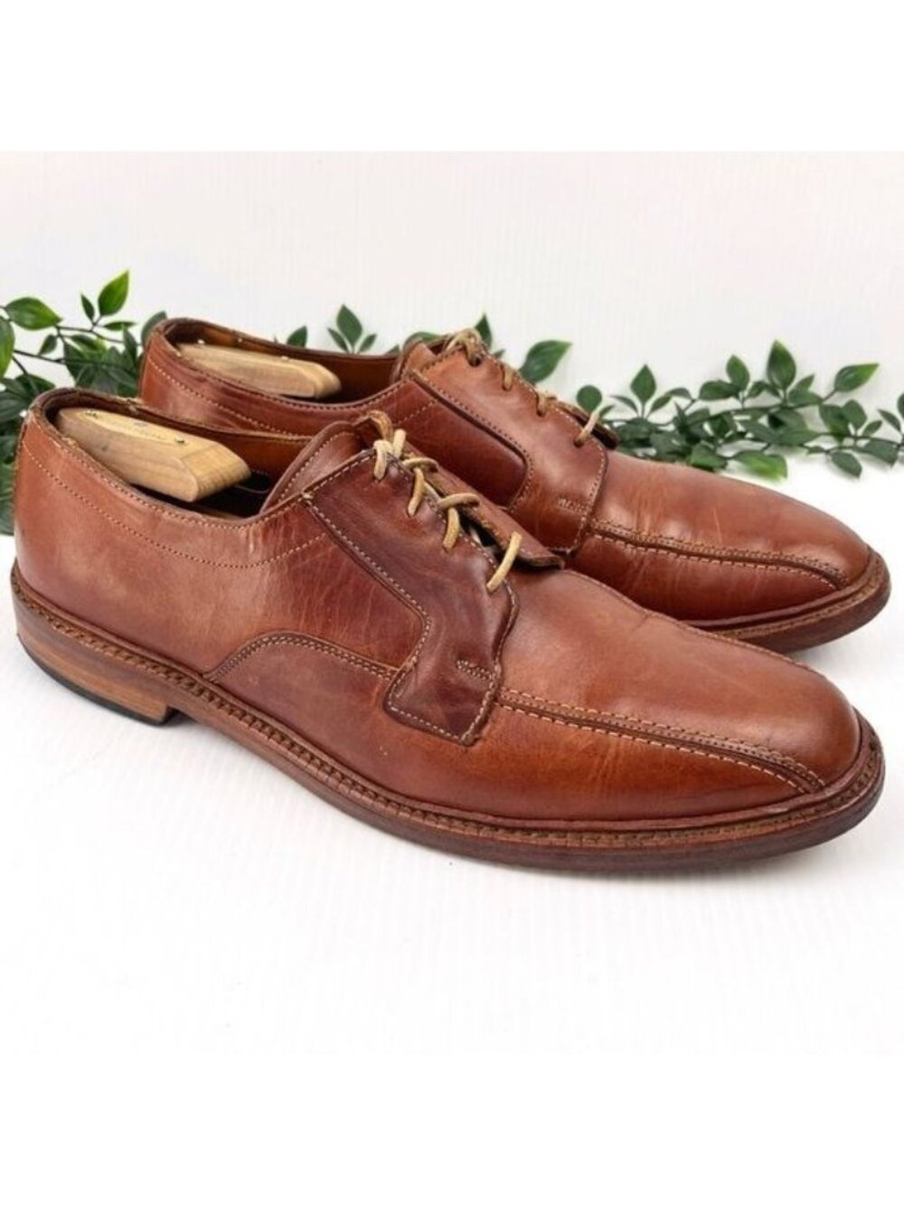 Allen Edmonds BRUCE walnut Casual Oxfords shoes 10.5 B